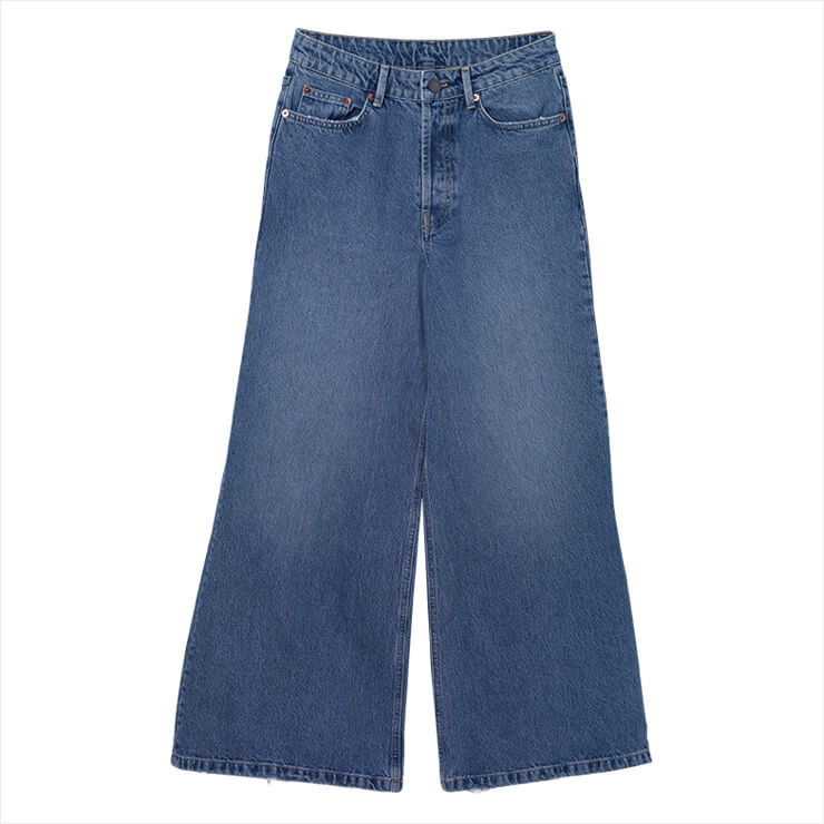 와이드 데님 팬츠는 20만원대, Raey by Matchesfashion.