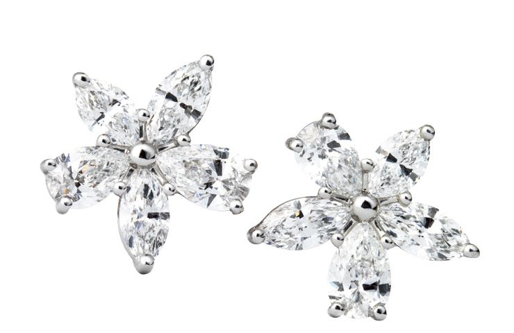  Tiffany & Co. 빅토리아 믹스드 클러스터 이어링, 가격 미정