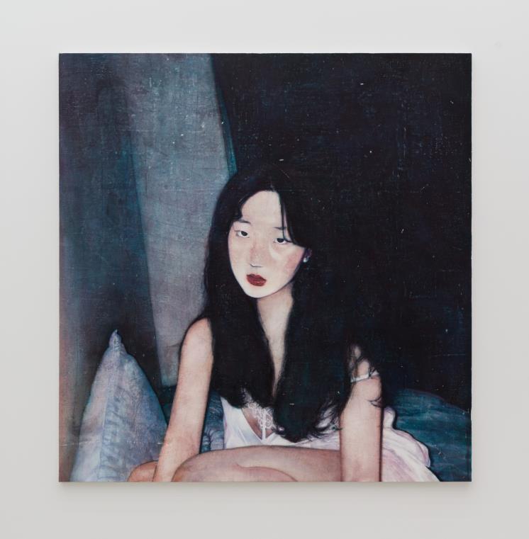 이목하, <I'm Not Like Me>, 2020, oil on cotton, 122x117.5cm