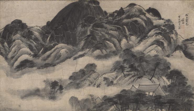 겸재 정선 <인왕제색도>, 1751년, 종이에 먹, 79.2x138.0cm