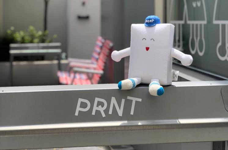 PRNT(프린트) 대표 캐릭터 '쀽'