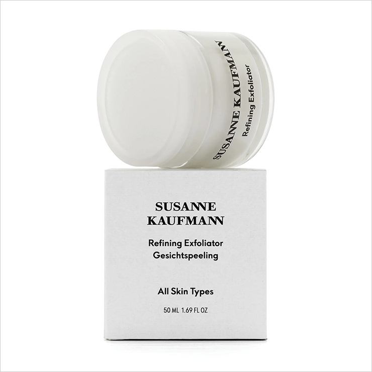 리파이닝 익스폴리에이터, 57유로, Susanne Kaufmann.