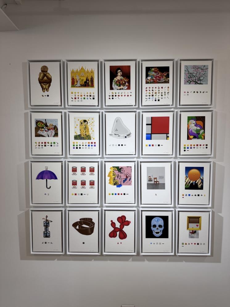<EMOJI PAINTING(이모지 페인팅)> 'Series 1 : ART HISTORY' 전시