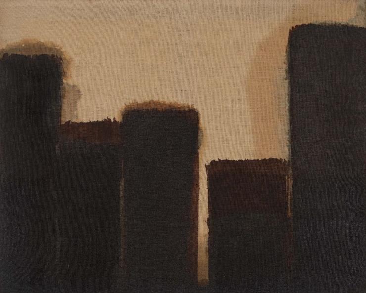 Yun Hyong-keun
, 'Burnt Umber & Ultramarine', 1977 - 1989,
Oil on linen, 73 x 91 cm. Courtesy of PKM Gallery