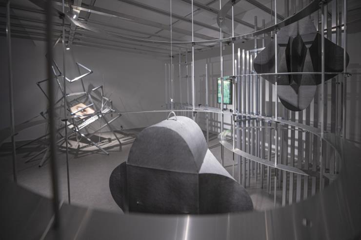 <7인의 지식인> 전시 전경. 사진 제공 IVAAIC City. 
