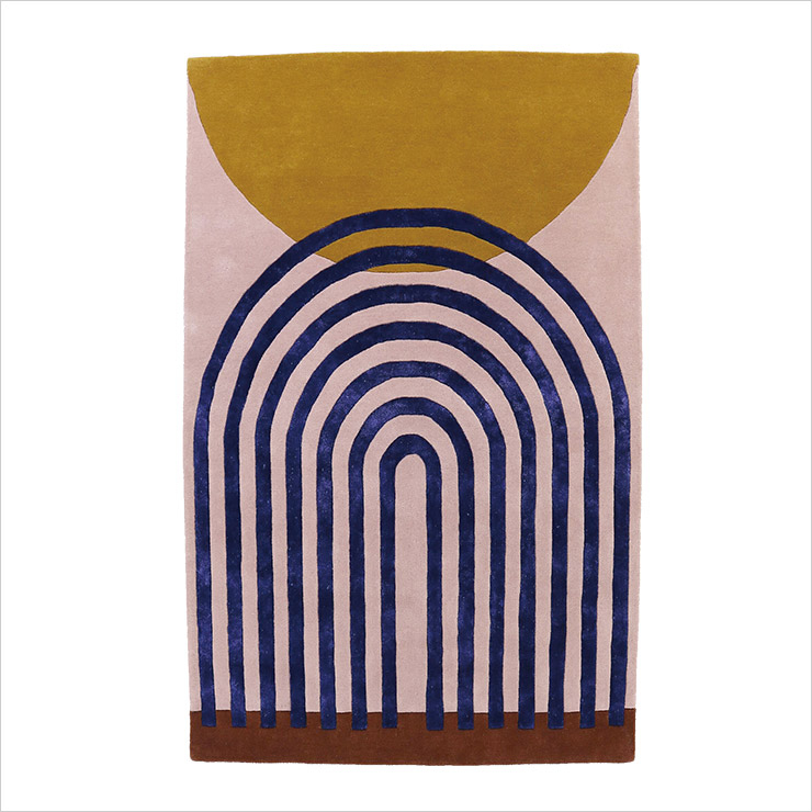 그림을 바닥에 깔아둔 것 같은 효과를 주는 아트리움 러그는 가격 미정, Finarte.