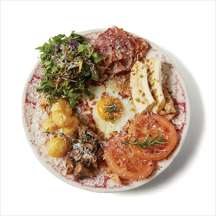 각 재료 맛을 풍성하게 살린 카멜리아 갈레트는 1만7천원.