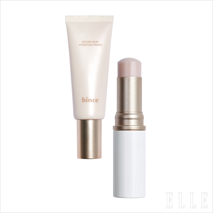 세컨 스킨 하이드레이팅 프라이머, 40ml 2만6천원, 트루 디멘션 래디언스 밤, 10g 2만9천원, Hince.