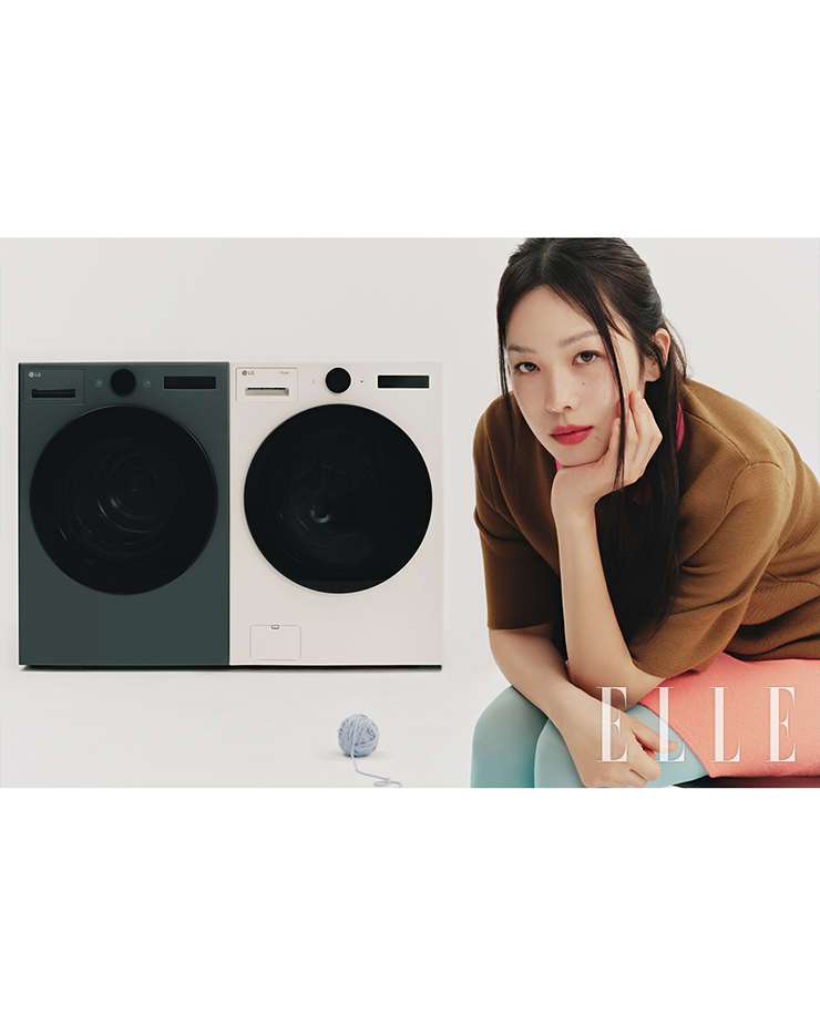 LG 트롬 오브제컬렉션 건조기, LG 트롬 오브제컬렉션 세탁기는 모두 LG전자