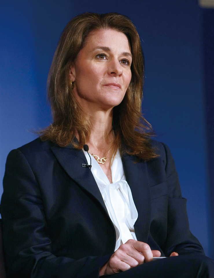 지난 2000년, 남편인 빌 게이츠를 설득해 제3세계 빈민 구호와 난민 퇴치를 위한 재단을 설립한 이래 영향력 있는 자선가로 활동해 온 멜린다 게이츠.