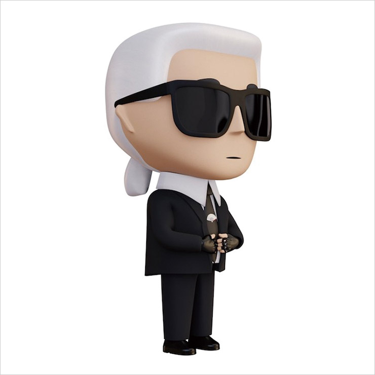 칼 라거펠트의 가상현실 속 캐릭터.