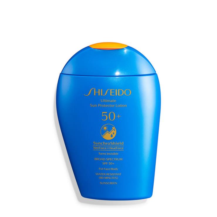 시세이도 더 퍼펙트 UV 프로텍터 SPF50+ PA++++ - 물, 땀, 열에 강한 ‘웻 포스’,‘힛 포스’기술이 적용된 지속내수성 자외선 차단제로 물처럼 발리고 밀착돼 끈적이지 않는다. 50mL 5만8천원.