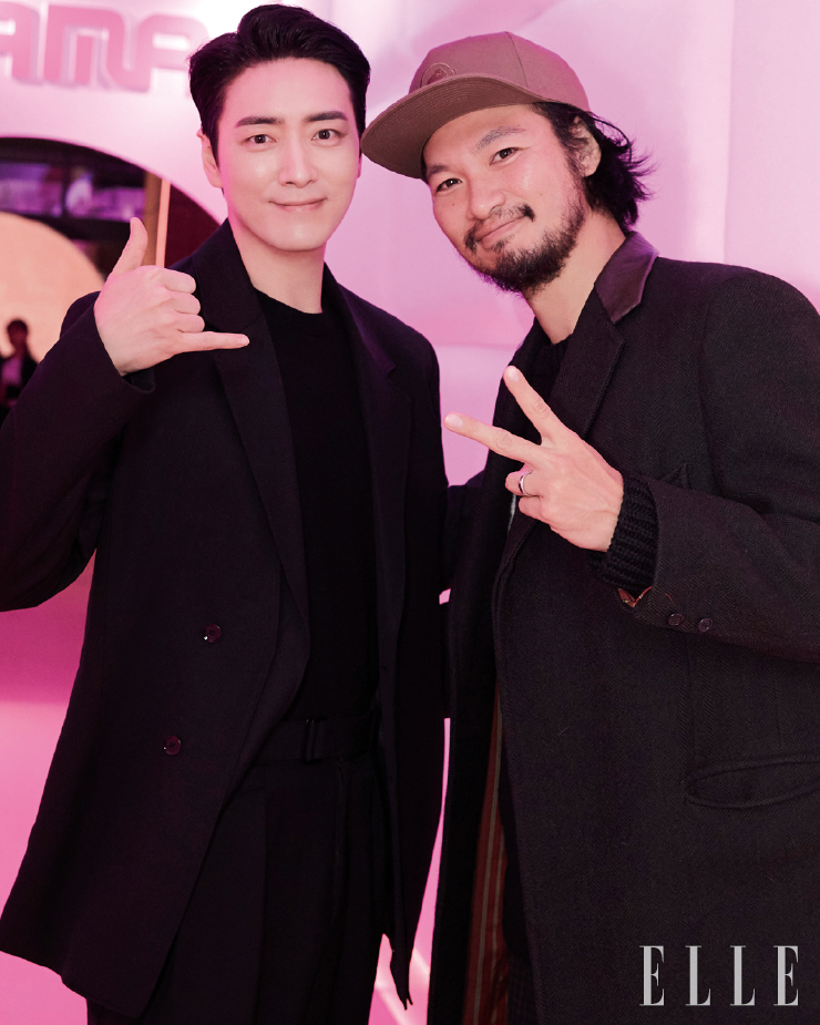 <범죄도시3>가 맺어준 인연, 배우 이준혁과 아오키 무네타카의 투 샷.