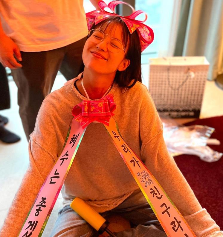 김혜수 생일파티 현장